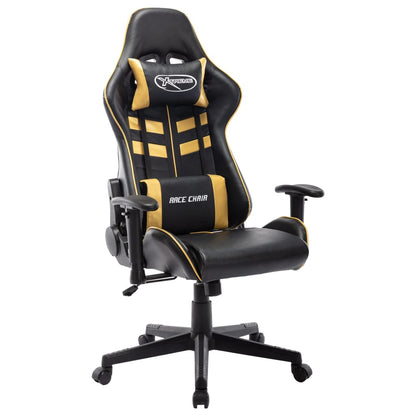 Scaun Gaming Cu Suport Picioare, Negru/Oranj, Piele Ecologică