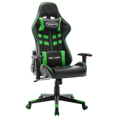 Scaun Gaming Cu Suport Picioare, Negru/Oranj, Piele Ecologică