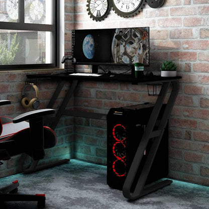 Birou De Gaming Cu Picioare În Formă De Zz, ,
