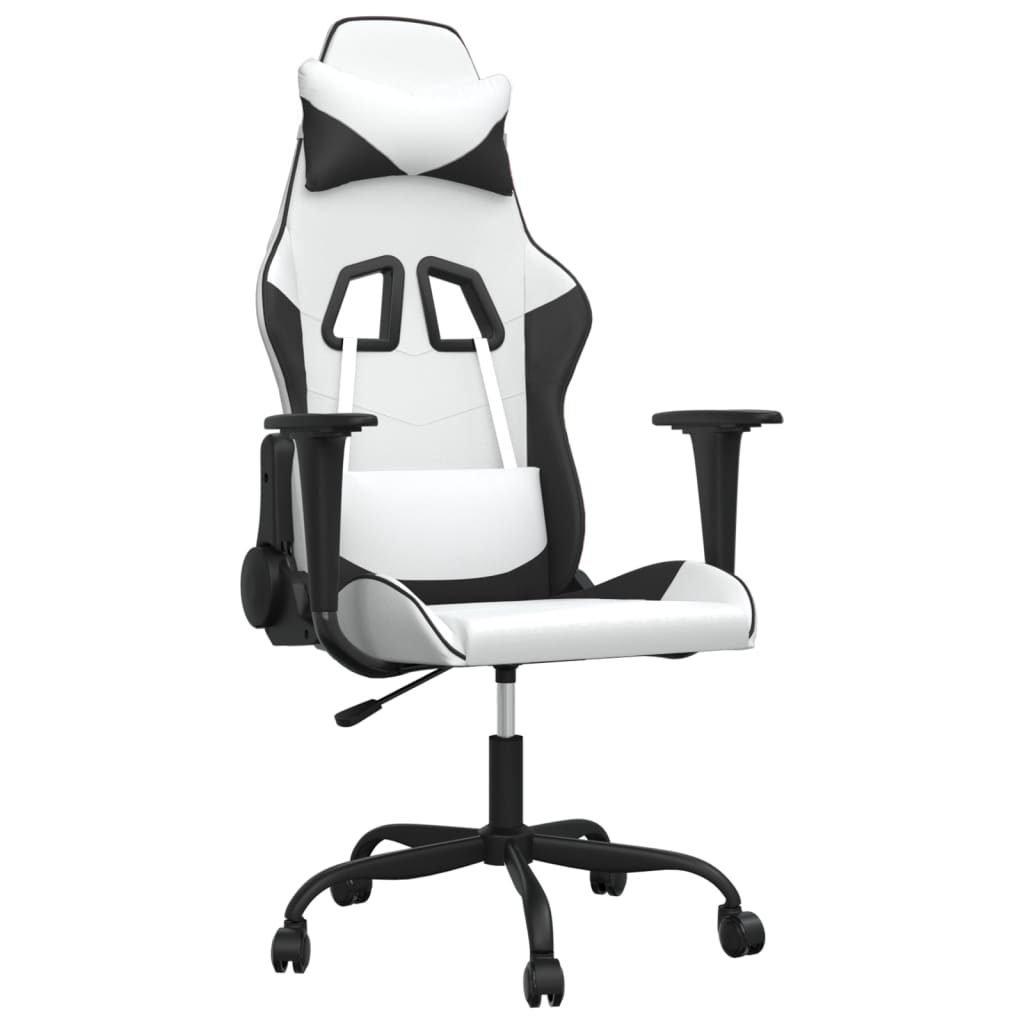 Scaun De Gaming De Masaj, , Piele Ecologică