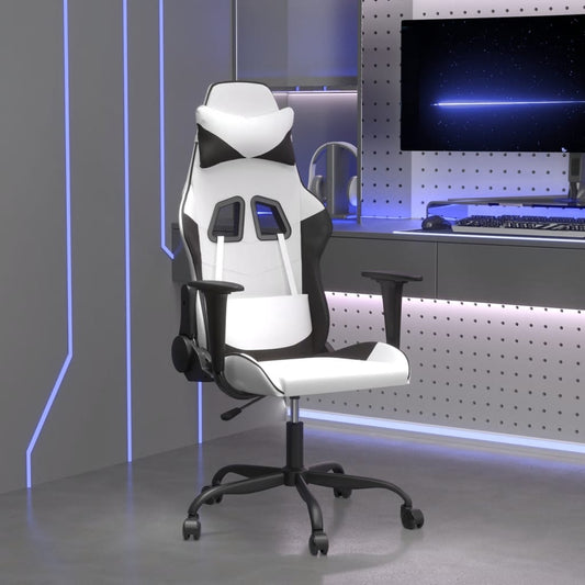 Scaun De Gaming De Masaj, , Piele Ecologică