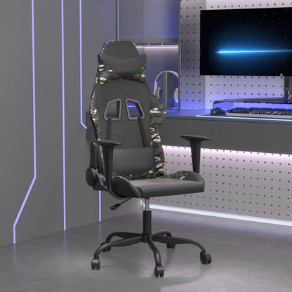 Scaun De Gaming De Masaj, , Piele Ecologică