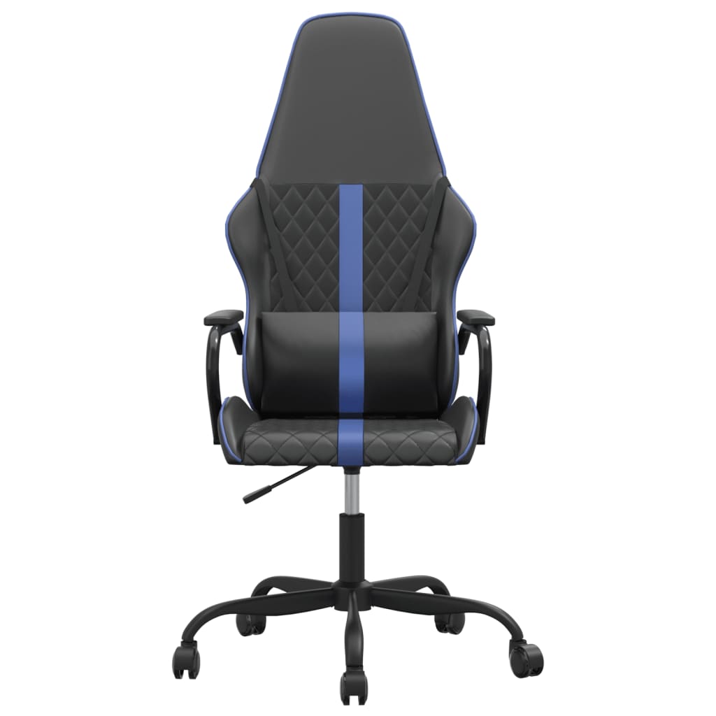 Scaun De Gaming De Masaj, Negru Și , Piele Ecologică