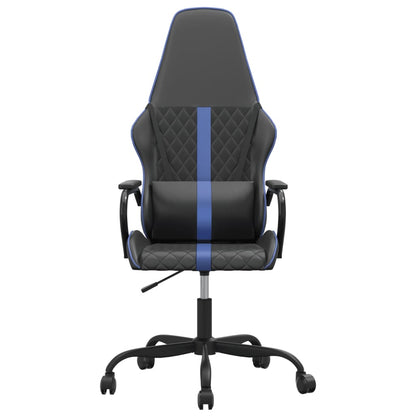 Scaun De Gaming De Masaj, Negru Și , Piele Ecologică