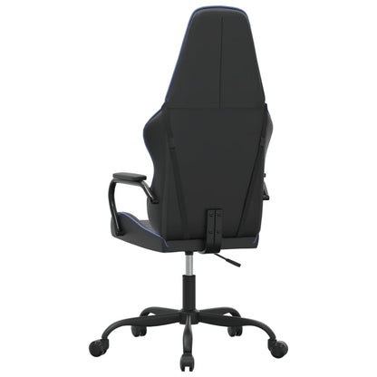 Scaun De Gaming De Masaj, Negru Și , Piele Ecologică