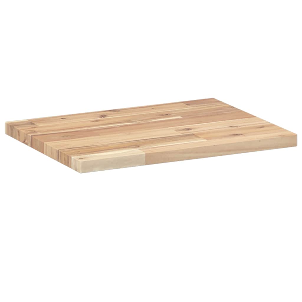 Rafturi Plutitoare 4 Buc. Lemn Masiv Acacia Netratat Natural
