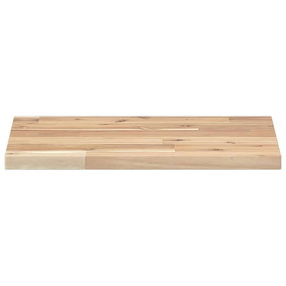 Rafturi Plutitoare 4 Buc. Lemn Masiv Acacia Netratat Natural