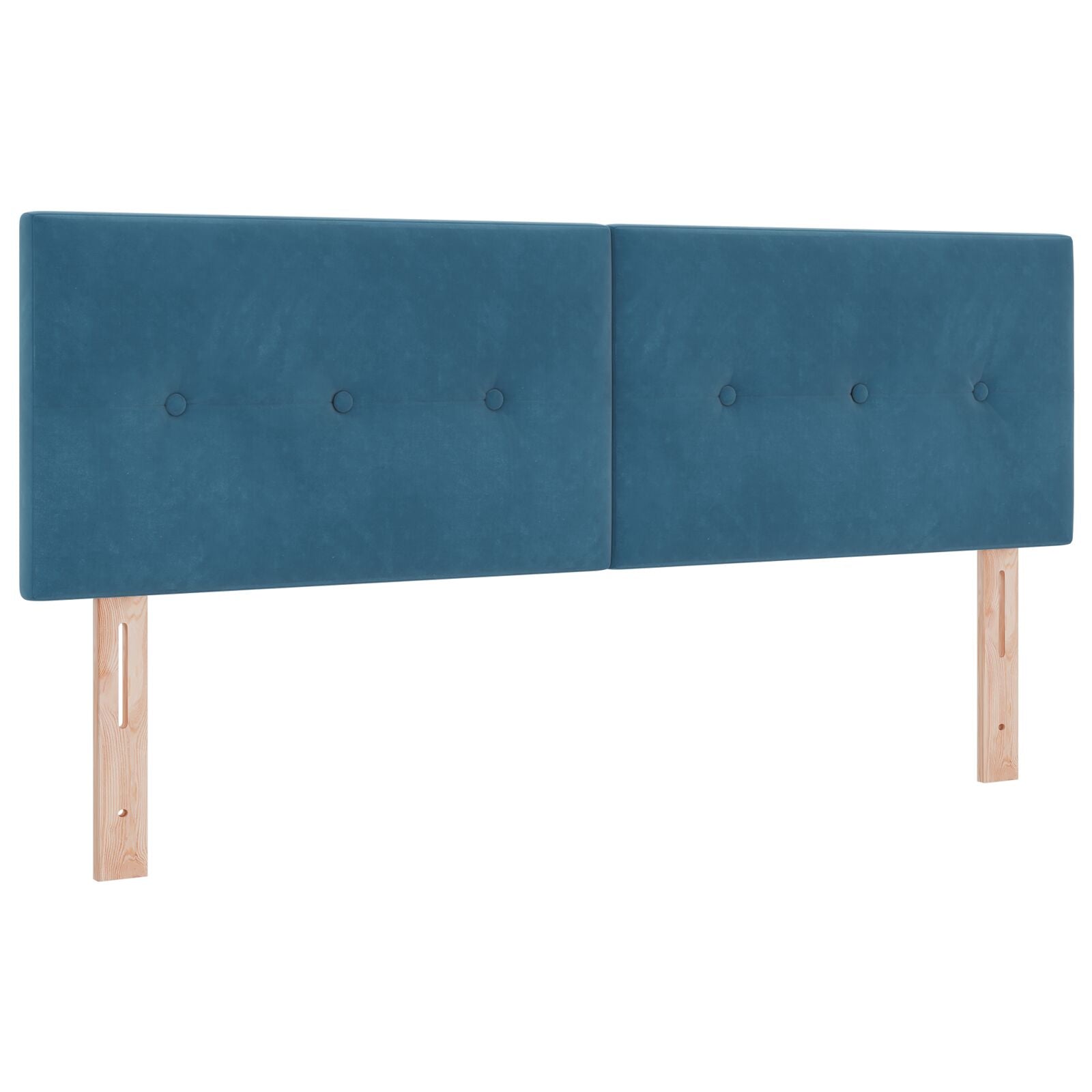 Pat Box Spring Cu Saltea Albastru Întunecat 160X200 Cm Catifea