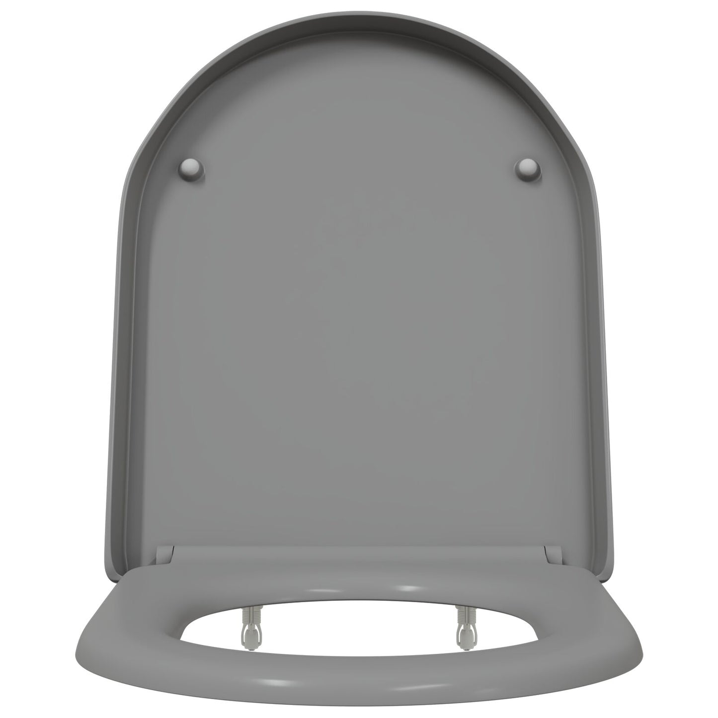 Scaun De Toaletă Cu Eliberare Rapidă  Cu Închidere Ușoară Duroplast Gri