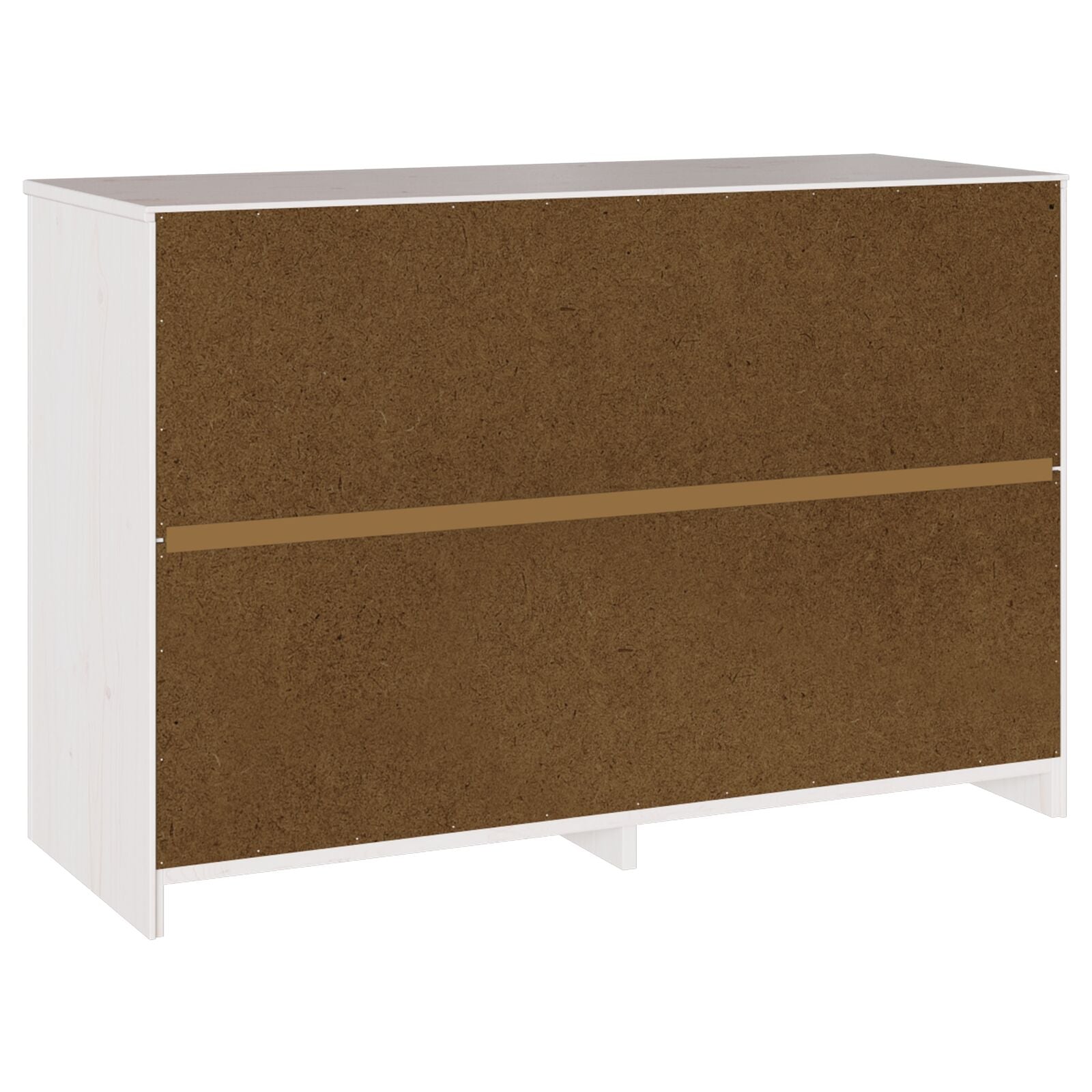 Comodă  &quot;&quot;Drammen&quot;&quot; Alb 111X43X73,5 Cm Lemn Masiv Pin